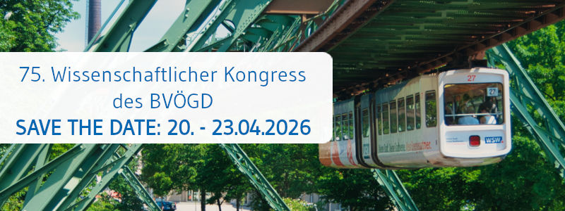 75. Wissenschaftlicher Kongress des BVÖGD