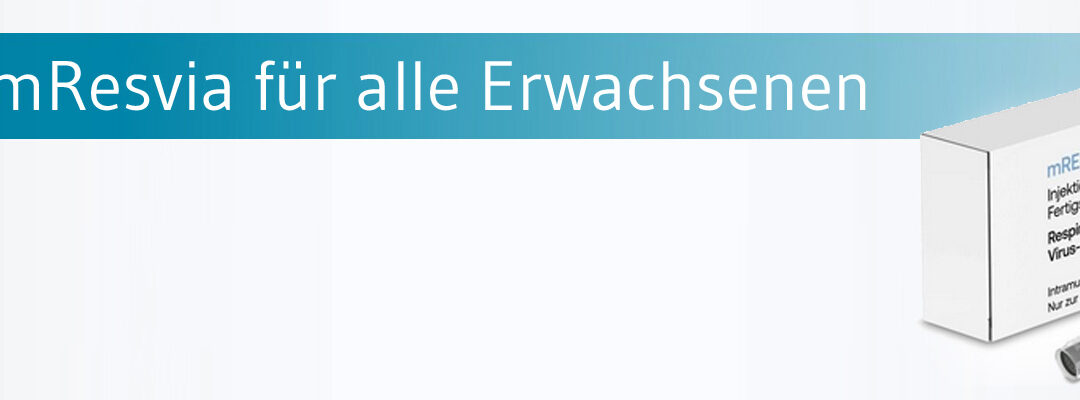 EMA empfiehlt RSV-Impfstoff mRes­via schon ab 18 Jah­ren