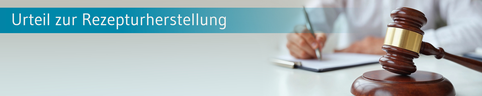 Urteil über die Herstellung von Arzneimitteln in einer Apotheke