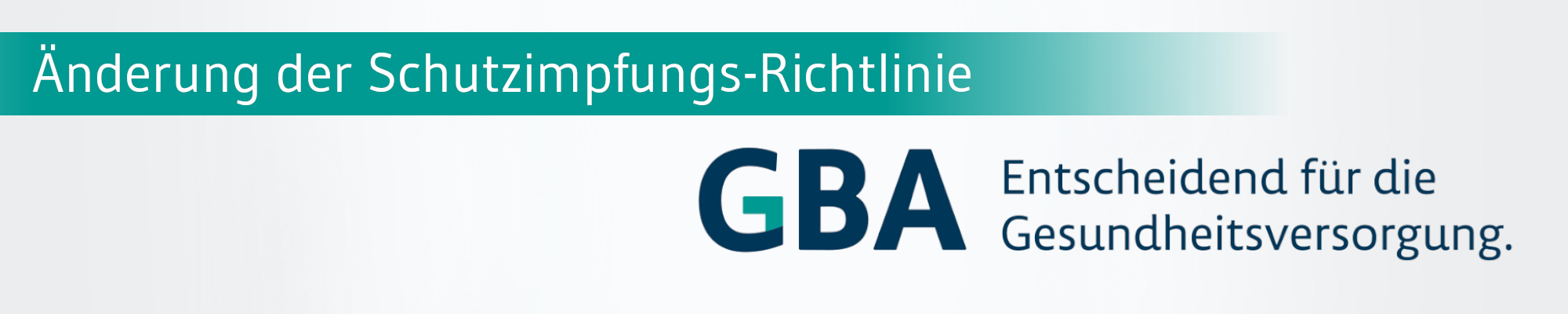 G-BA setzt STIKO-Empfehlungen um
